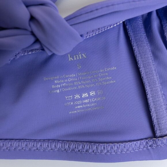 ✨ Knix Balcony Cup Bikini Top Grape Pop Purple - Picture 6 of 8